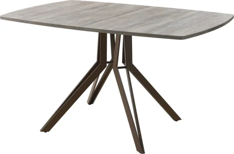 Обеденный стол AMC Elite / Е21(1200) D6 (коричневый/дуб уайт-ривер песочно-бежевый)