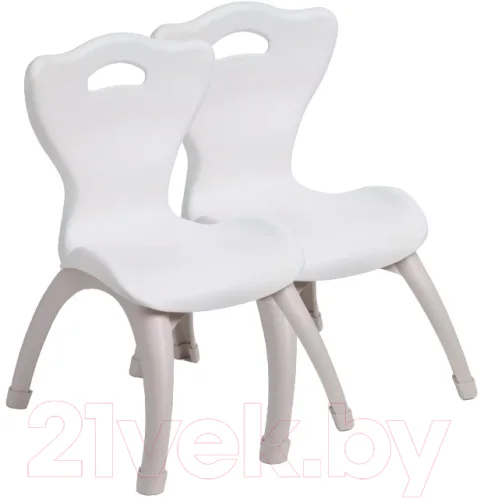 Набор стульев детских Kidwick Emily / KW679729 (белый/серый)