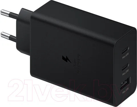 Адаптер питания сетевой Samsung EP-T6530 / EP-T6530NBEGEU (черный)