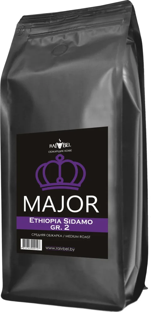 Кофе в зернах Major Ethiopia Sidamo GR.2 (1кг)