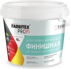 Шпатлевка Farbitex Профи Для наружных и внутренних работ (3кг) — фото 3