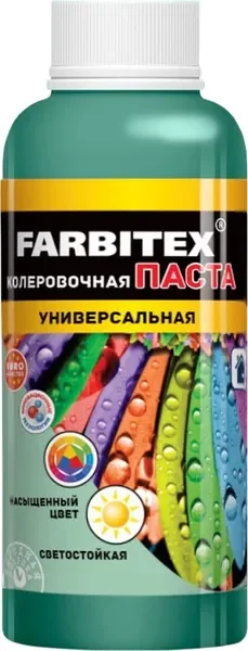 Колеровочная паста Farbitex Универсальная (100мл, фисташковый) — фото 5