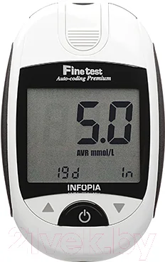 Глюкометр Infopia Finetest Auto-Coding Premium (+ 50 тест-полосок)