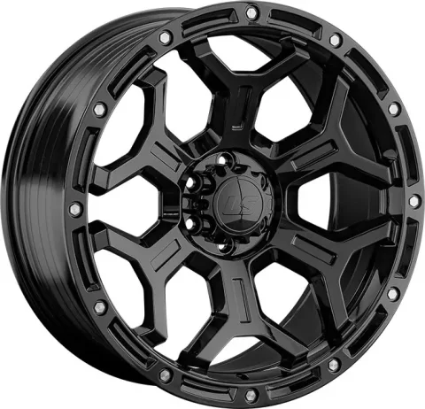 Литой диск LS wheels FlowForming RC68 17x9" 6x139.7мм DIA 106.1мм ET 15мм BK