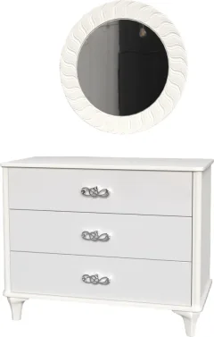 Комод ФорестДекоГрупп Опера (белый) — фото 3