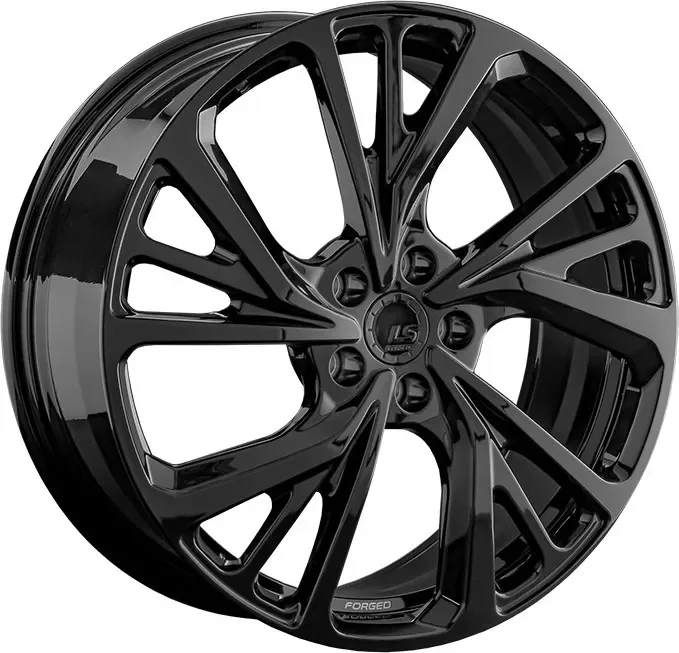 Литой диск LS wheels Forged FG22 19x7.5" 5x108мм DIA 65.1мм ET 38мм BK