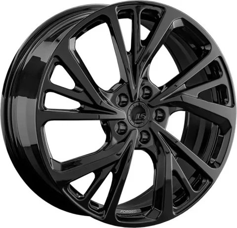 Литой диск LS wheels Forged FG22 19x7.5" 5x108мм DIA 65.1мм ET 38мм BK