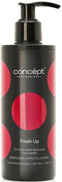 Оттеночный бальзам для волос Concept Fresh Up Обогащенный коллагеном (250мл, глинтвейн) — фото 1