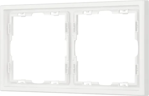 Рамка для выключателей и розеток Arlight FRM-NOBE-SFPL-2-WH / 054215