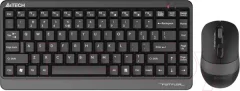 Комплект клавиатура и мышь A4Tech Fstyler FG1110 (черный/серый) — фото 9