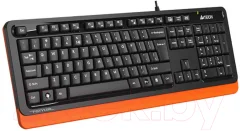 Клавиатура A4Tech Fstyler FKS10 (черный/оранжевый) — фото 2
