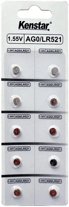 Комплект батареек Kenstar G0/LR521/LR63/LR50/379A/179 1.55V BL-10 / KS-G0-BL10