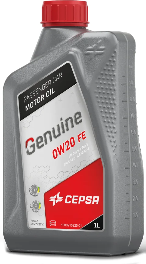 Моторное масло Cepsa Genuine 0W20 FE SP RC GF-6A GM Dexos 1 Gen 3 / 514404190 (1л)