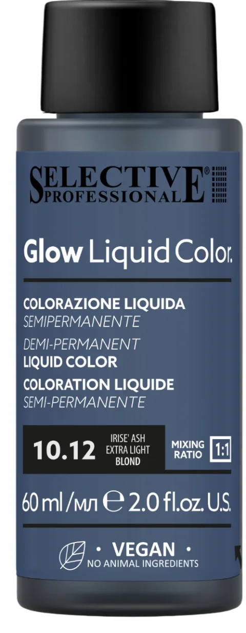 Тонирующий концентрат для волос Selective Professional Glow Liquid Colors 10.12 (60мл)