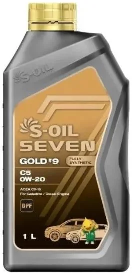 Моторное масло S-Oil Seven Gold №9 C5 0W20 / E108641 (1л)