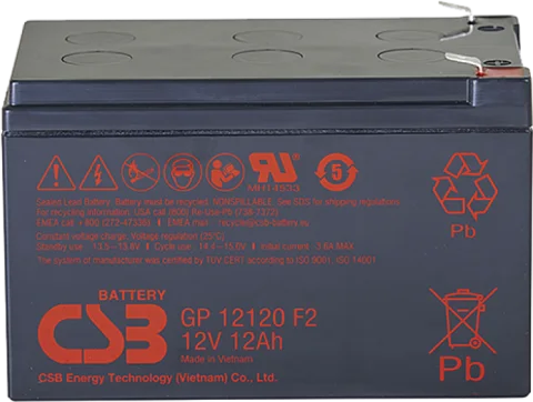 Аккумуляторная батарея CSB GP 12120 F2 (12V/12Ah)