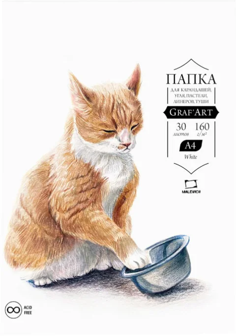 Набор бумаги для рисования Малевичъ GrafArt / 402319 (30л)