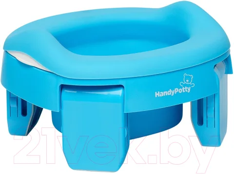 Дорожный горшок ROXY-KIDS HandyPotty / HP-255B (голубой)