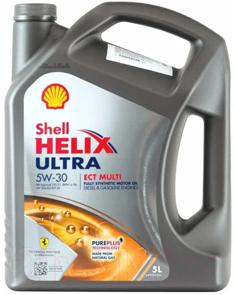 Моторное масло Shell Helix Ultra ECT Multi 5W30 (5л)