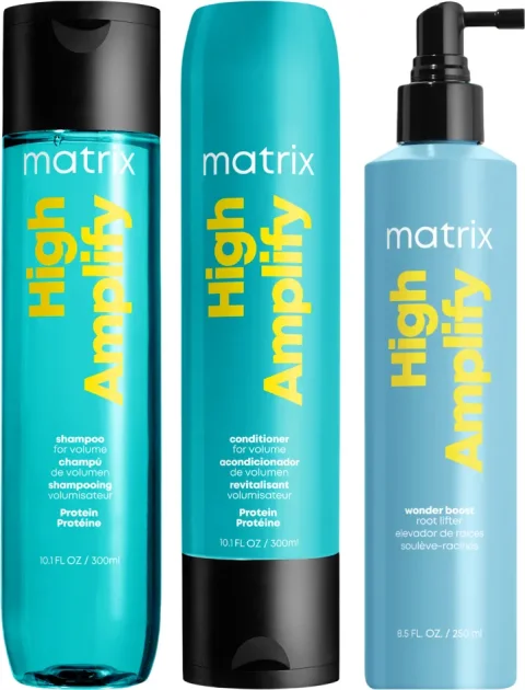 Набор косметики для волос MATRIX High Amplify Шампунь 300мл+Кондиционер 300мл+Спрей Вандер 250мл