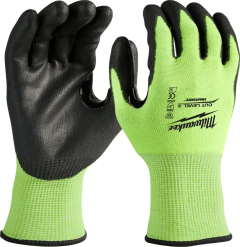 Перчатки защитные Milwaukee Hi-Vis Cut level 3/C 7/S (4932479721)