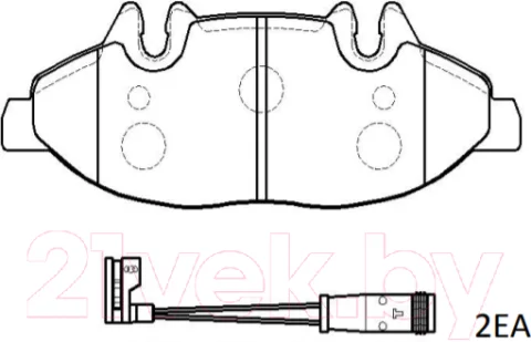 Тормозные колодки HSB HP9675