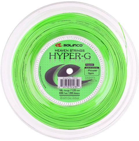 Струна для теннисной ракетки Solinco Hyper-G 16L /1.25мм / 1920101 (200м)