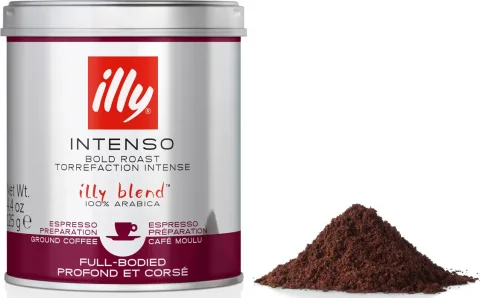 Кофе молотый illy Темной обжарки (125г)
