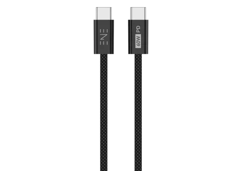 Зарядный кабель ENE Intro USB-C-USB-C PD 60W / 30.425 (1м, черный)