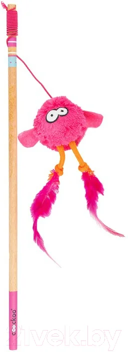 Игрушка для кошек EBI Удочка дразнилка Jumpy / 408/441305 (розовый)