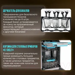 Посудомоечная машина Korting KDI 45985 — фото 10