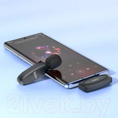 Радиосистема микрофонная Hoco L15 Type-C (черный) — фото 8