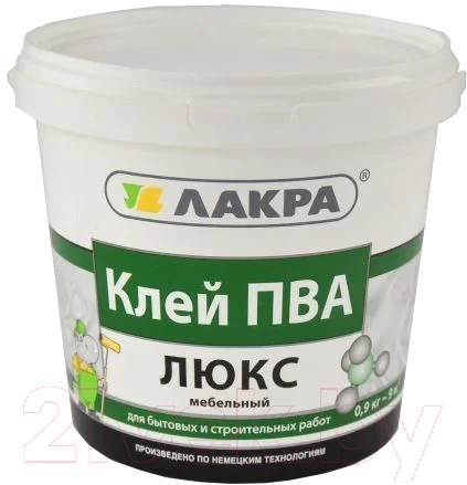 Клей Лакра ПВА Люкс мебельный (0.9кг)