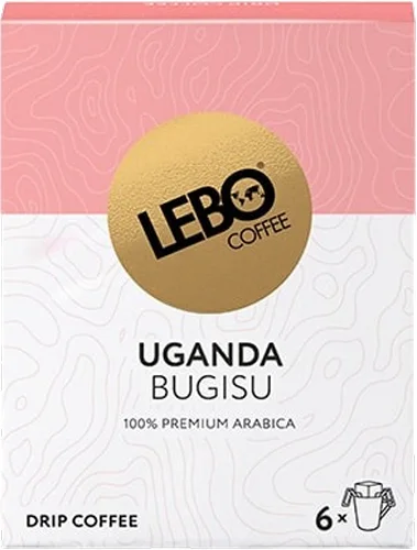 Кофе в дрип-пакете Lebo Уганда арабика молотый (6x10.5г)