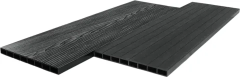 Террасная доска UnoDeck Letto 200x25 (3000мм, графит)