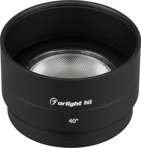 Насадка торцевая для светильника Arlight LGD-ARTIFACT-LENS-R65 BK / 057127