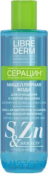 Мицеллярная вода Librederm Серацин (400мл) — фото 2