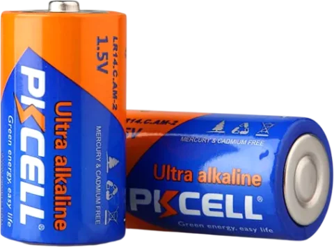 Комплект батареек Pkcell LR14-2B (2шт)