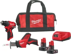 Набор электроинструмента Milwaukee M12BLPP2A-402B / 4933499692 — фото 1