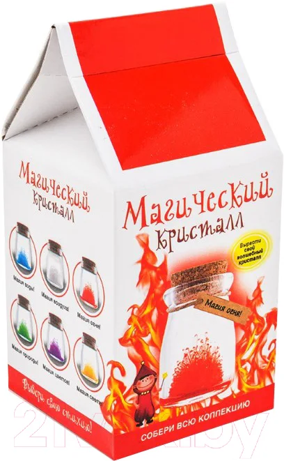 Набор для выращивания кристаллов Волшебный кристалл Магический кристалл Магия огня / m3