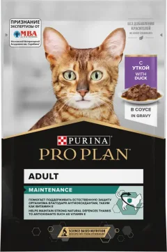 Влажный корм для кошек Pro Plan Maintenance Adult Утка (85г) — фото 1