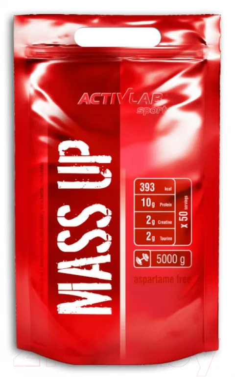 Гейнер Activlab Mass UP (5кг, клубника)