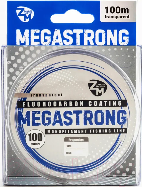 Леска монофильная ZanderMaster Megastrong 0.405мм 16.5кг / 11991 (100м)