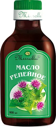 Масло для волос Mirrolla Репейное (100мл)