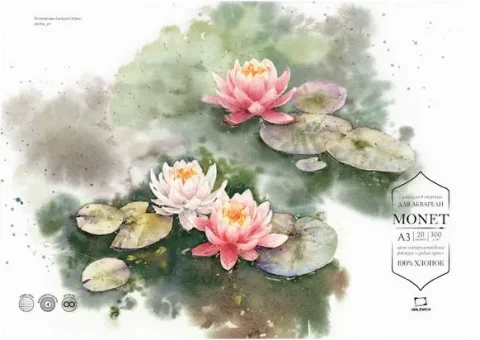 Набор бумаги для рисования Малевичъ Monet. Rought / 401568 (20л)