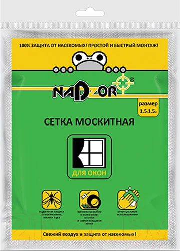 Москитная сетка на окно Nadzor MSN015P (белый)