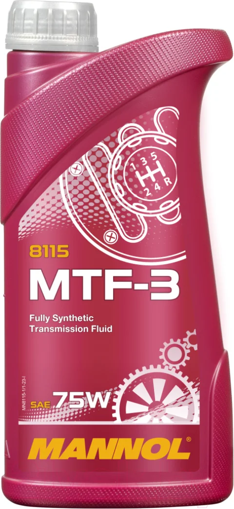 Трансмиссионное масло Mannol MTF-3 OEM 75W GL-4 / MN8115-1 (1л)