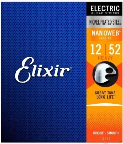 Струны для электрогитары Elixir Strings Nanoweb 12152 12-52 — фото 5