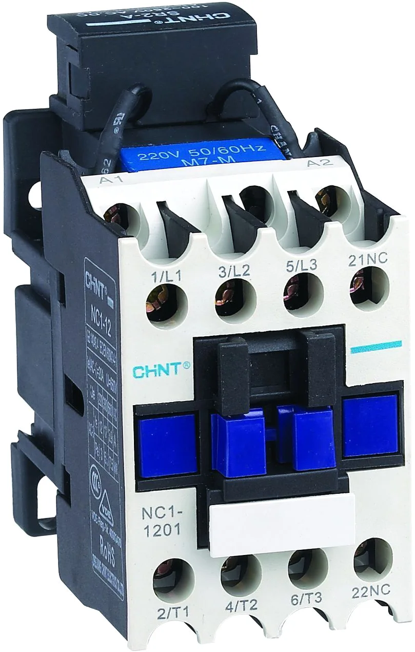 Контактор Chint NC1-1201 12А 400В AC 1НЗ AC-3 (R) / 221143