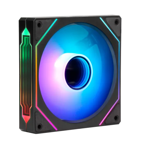 Вентилятор для корпуса Zone 51 Nebula Light 120FR 3pin ARGB / Z51-FAN-N2AFRBK (черный)